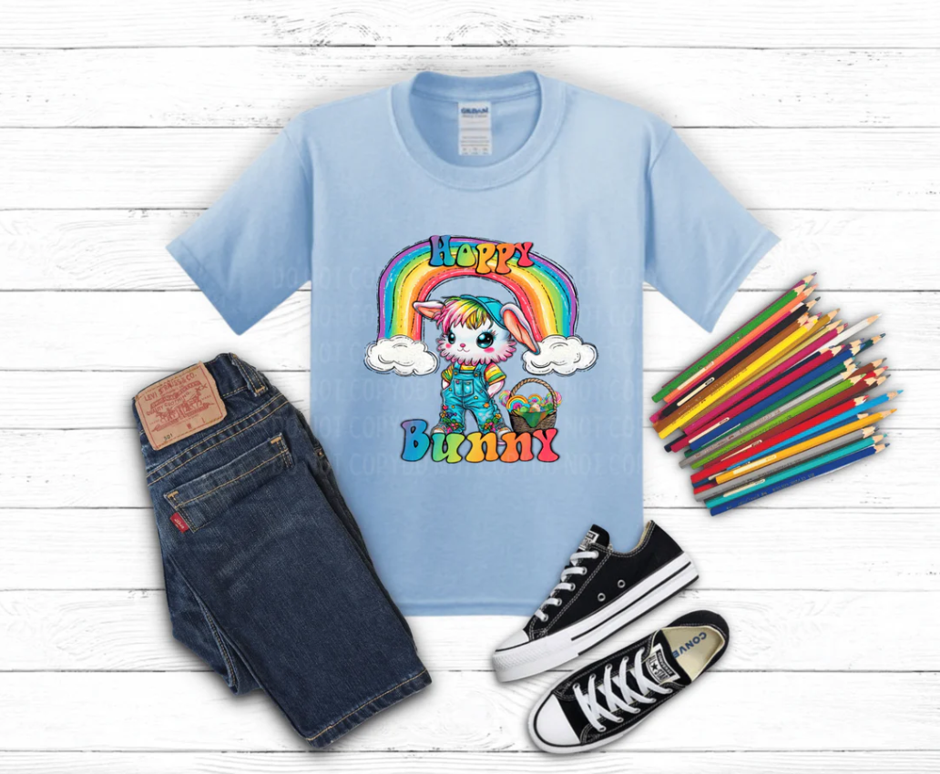 "Hoppy Rainbow Bunny" 🌈🐇