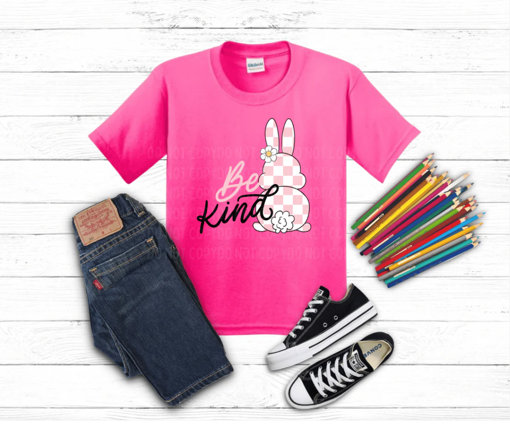 "Gingham Bunny Kindness" 🌸