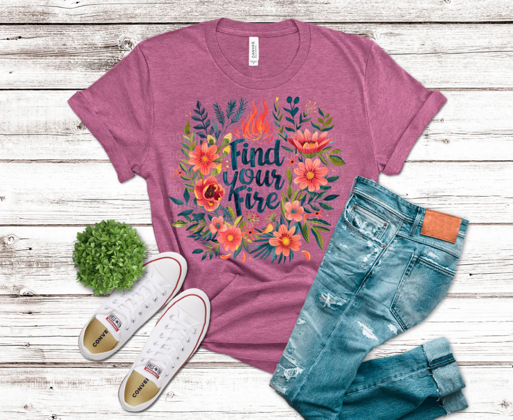 "Floral Flame" 🔥🌺✨