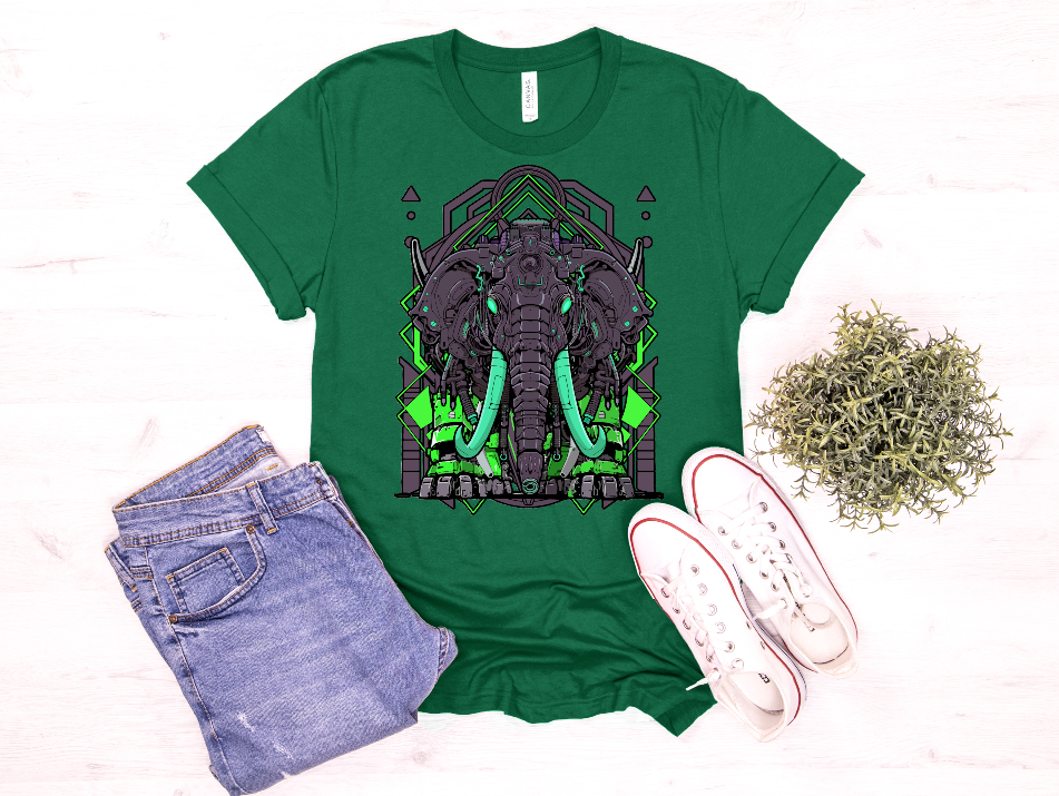 "Cyberphant XL 🐘💚⚡"