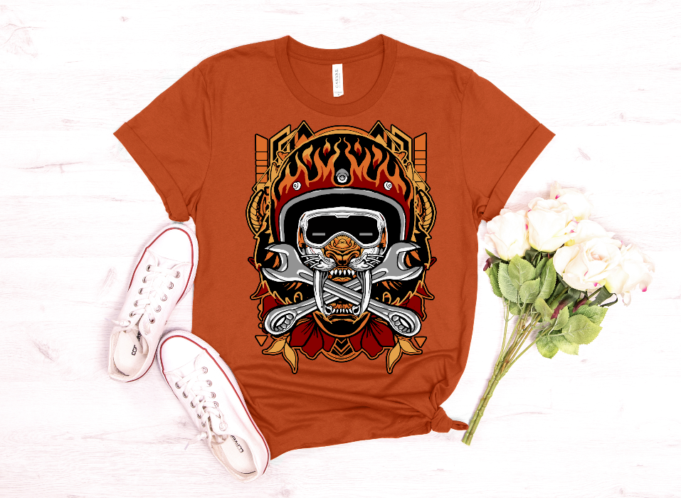 "Moto Tiger Samurai 🛠️🔥🧢"