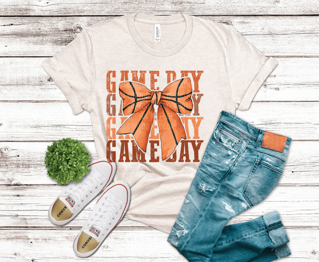 "Hoops & Hair Bows" 🏀🎀🧡