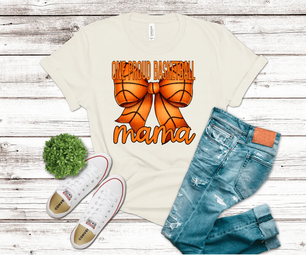 "Baller Bow Mama" 🏀🎀🧡