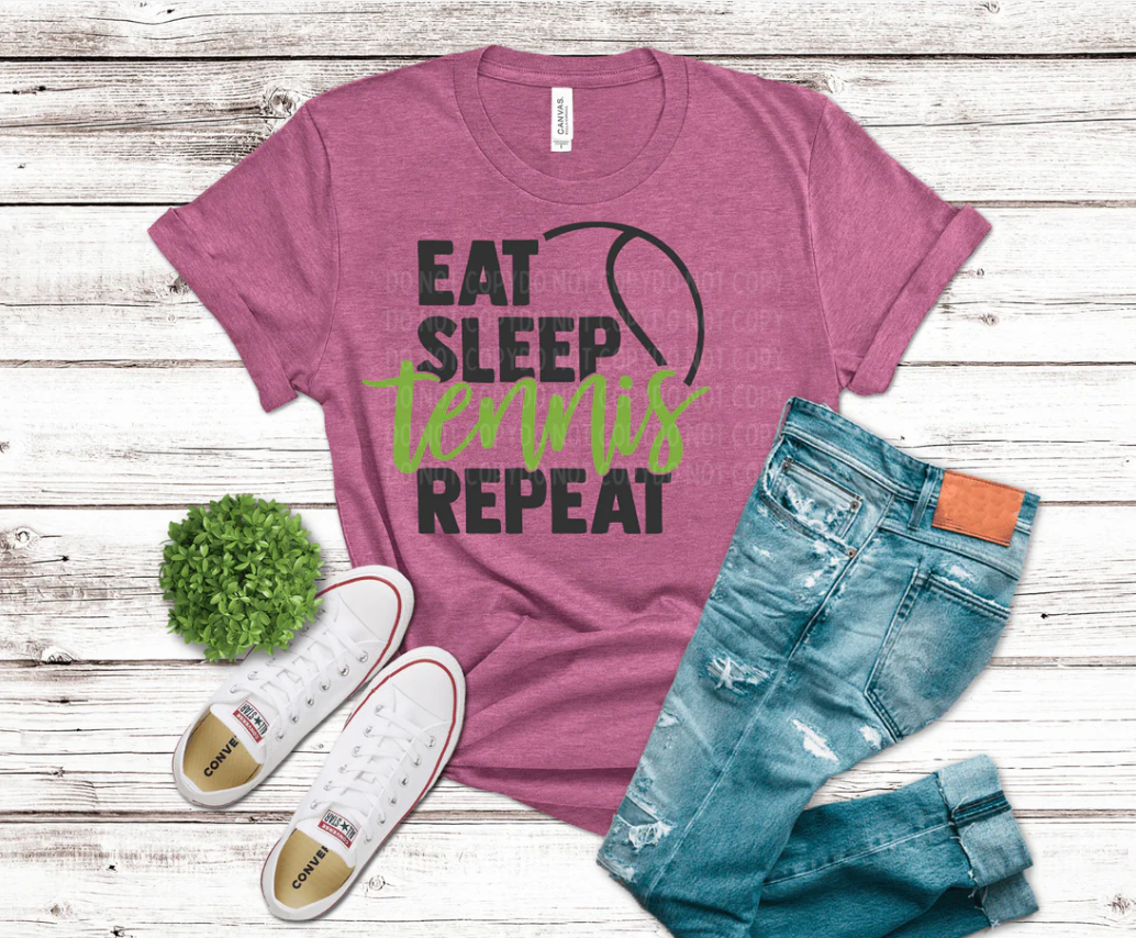 "Tennis. All. Day." 🎾💤🔁