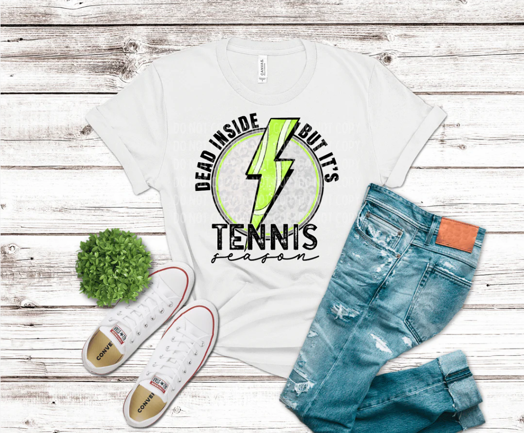 "Dead Inside, but Serving" ⚡🎾🖤