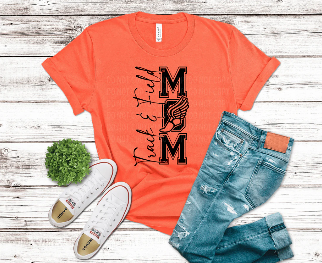 "Track & Fierce Mama" 🧡👟🔥