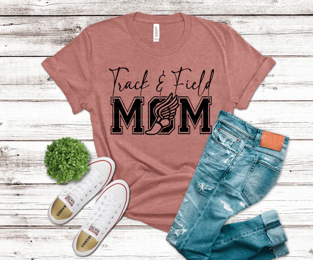 "Proud Track & Field Mama" 🏃‍♀️👟💗