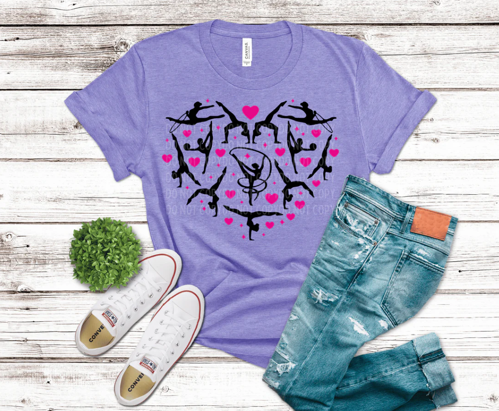 "Flips & Heartbeats" 💜🤸‍♀️💖