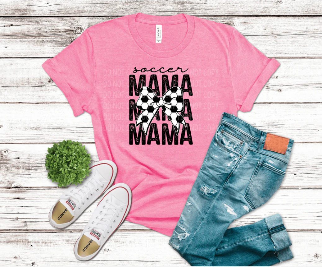 "Bow & Goal Mama" 🎀⚽💖