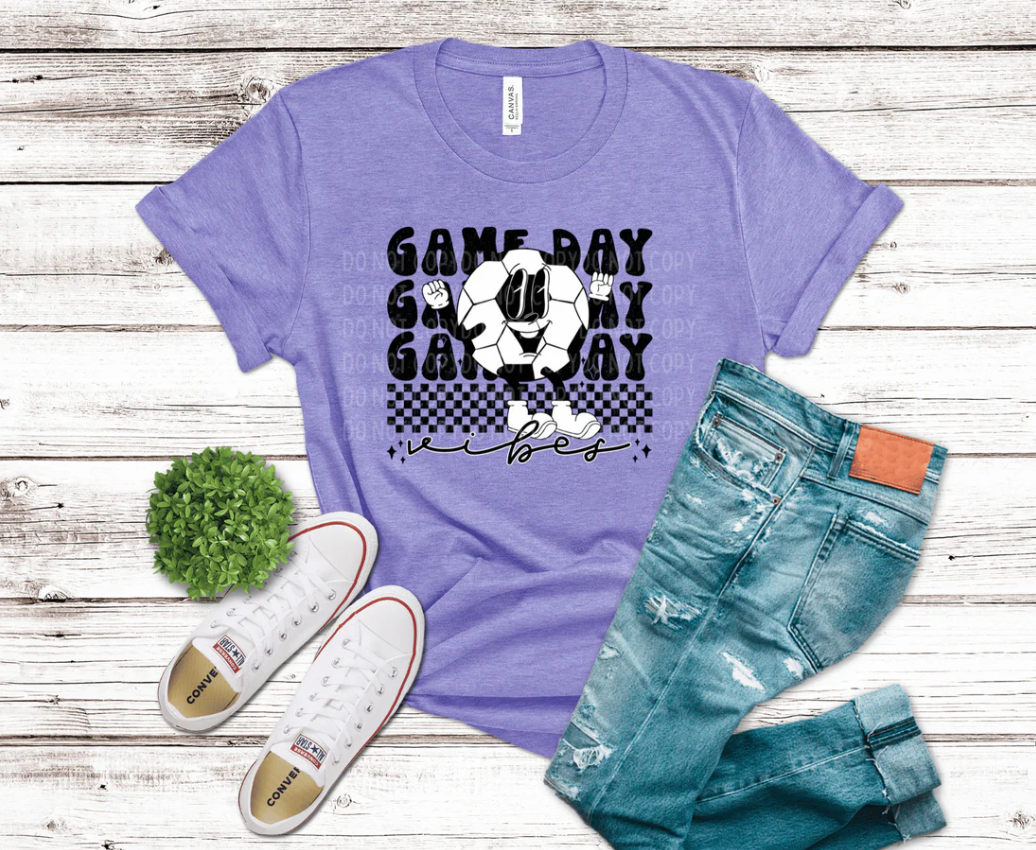 "Kickin’ Game Day Vibes" ⚽💜🕺