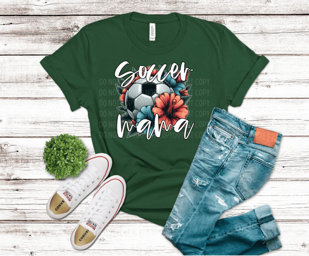 "Floral Field Mama" 🌺⚽🌿