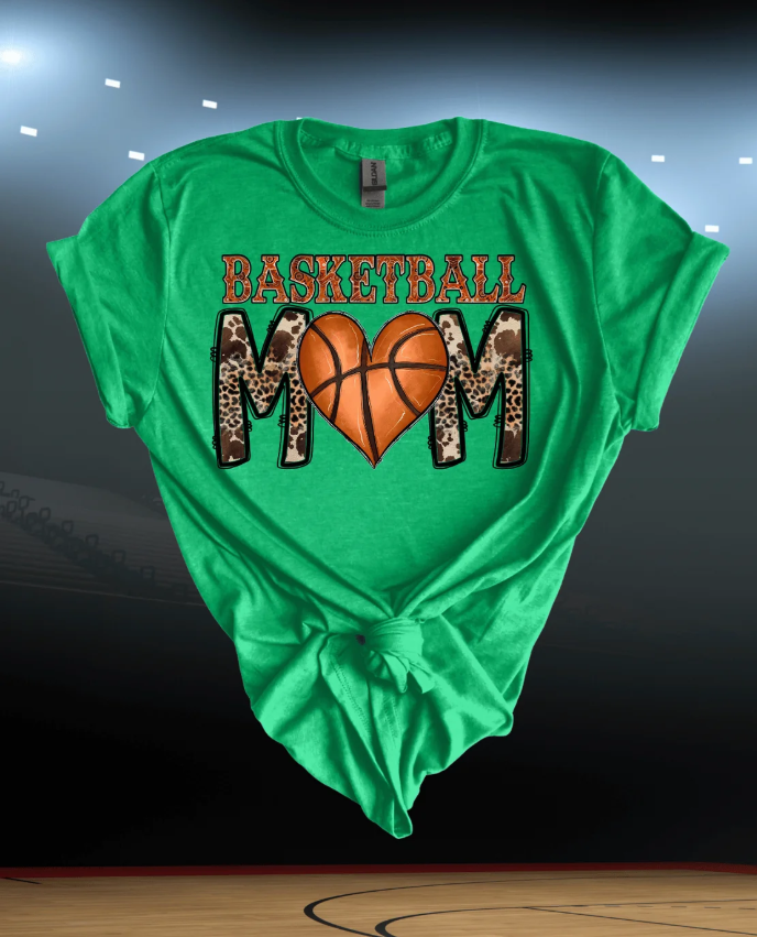 "Hoops & Heart Mama" 🧡🏀🐆