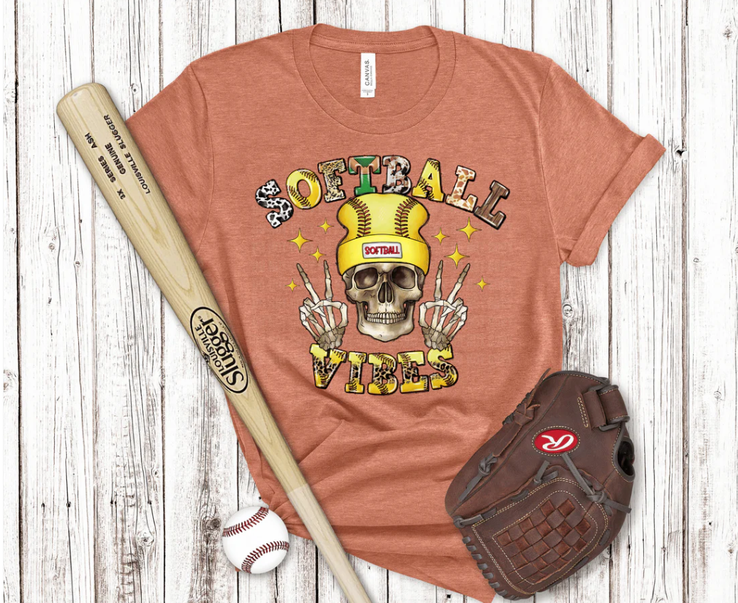 "Dead Serious Softball Vibes" 💀🥎✌️